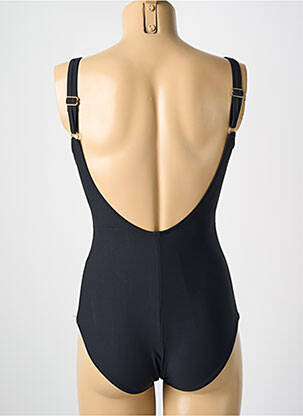 Maillot de bain 1 pièce stretch haut soutien-gorge moulé noir MIRADONNA femme
