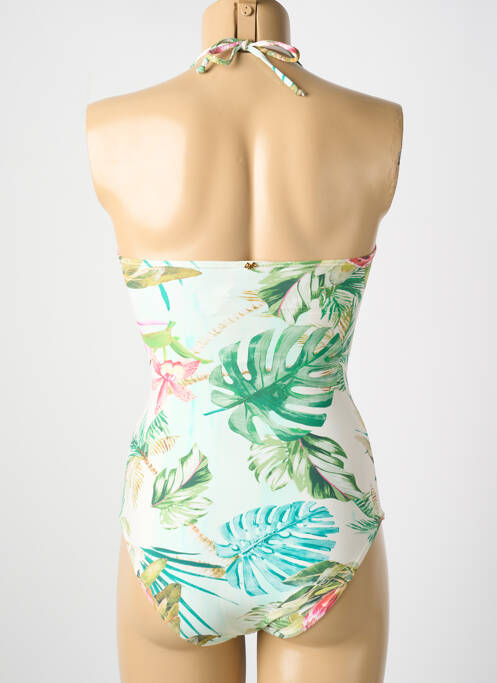 Maillot de bain 1 pièce blanc PILYQ pour femme