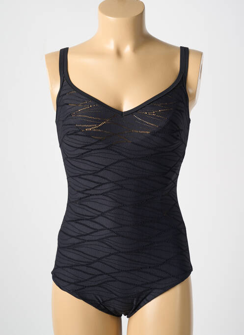 Maillot de bain 1 pièce noir MIRADONNA pour femme