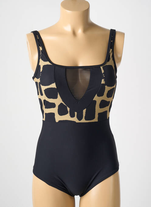 Maillot de bain 1 pièce noir MIRADONNA pour femme