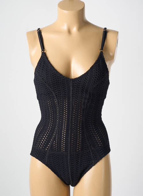 Maillot de bain 1 pièce noir PILYQ pour femme