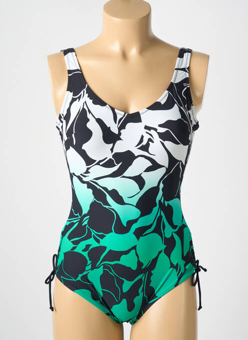 Maillot de bain 1 pièce vert MIRADONNA pour femme