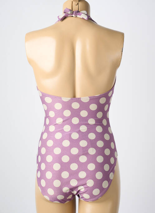 Maillot de bain 1 pièce violet CYELL pour femme