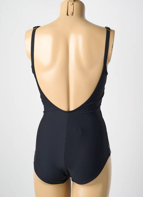 Maillot de bain 1 pièce imprimé fantaisie haut soutien-gorge moulé noir MIRADONNA femme