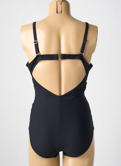 Maillot de bain 1 pièce stretch haut soutien-gorge moulé noir MIRADONNA femme