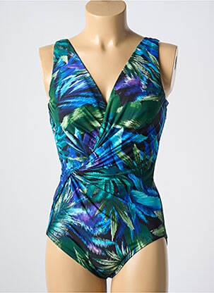 Maillot de bain 1 pièce bleu MIRACLESUIT pour femme