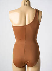 Maillot de bain 1 pièce marron MIRACLESUIT pour femme seconde vue