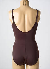 Maillot de bain 1 pièce marron MIRACLESUIT pour femme seconde vue