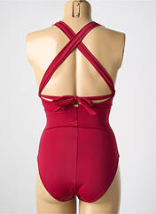 Maillot de bain 1 pièce rouge fonce PHAX pour femme seconde vue