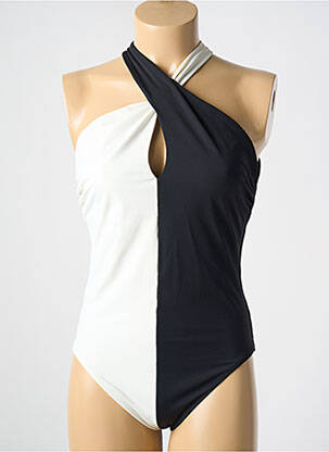 Maillot de bain 1 pièce haut soutien-gorge emboitant haut soutien-gorge emboitant noir AMORESSA femme