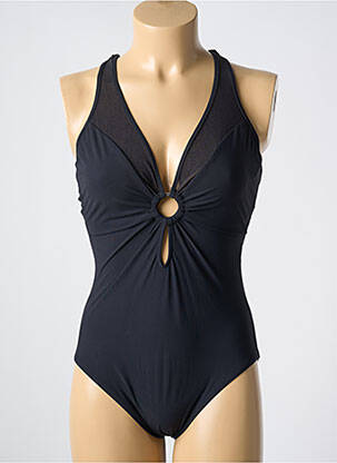 Maillot de bain 1 pièce haut soutien-gorge emboitant haut soutien-gorge emboitant noir AMORESSA femme