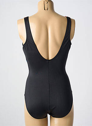 Maillot de bain 1 pièce effet matière satinée haut soutien-gorge moulé noir MIRACLESUIT femme