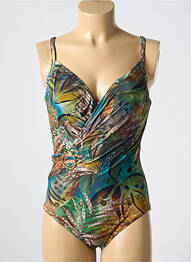 Maillot de bain 1 pièce haut soutien-gorge emboitant haut soutien-gorge emboitant vert AMORESSA femme