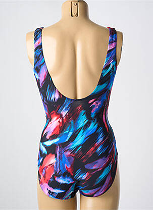 Maillot de bain 1 pièce imprimé fantaisie haut soutien-gorge moulé bleu MIRACLESUIT femme