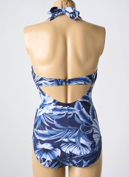 Maillot de bain 1 pièce bleu AMORESSA pour femme