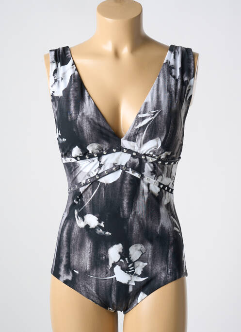 Maillot de bain 1 pièce gris AMORESSA pour femme