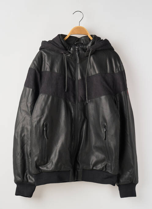 Blouson noir GUESS pour homme