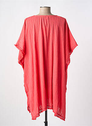 Robe de plage tissage crêpe rouge CYELL femme