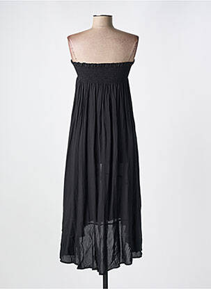 Robe de plage manches bustier noir PILYQ femme