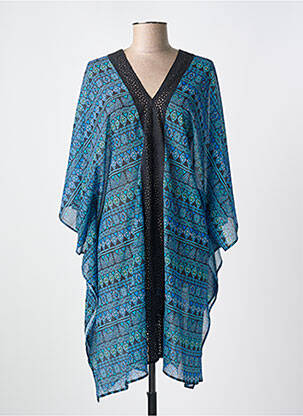 Robe de plage manches courtes bleu MIRACLESUIT femme