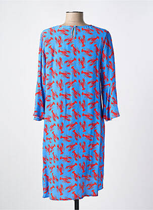 Robe de plage manches 3/4 bleu CYELL femme