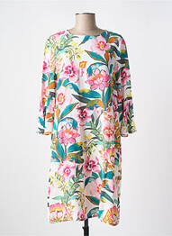 Robe de plage manches 3/4 rose CYELL femme
