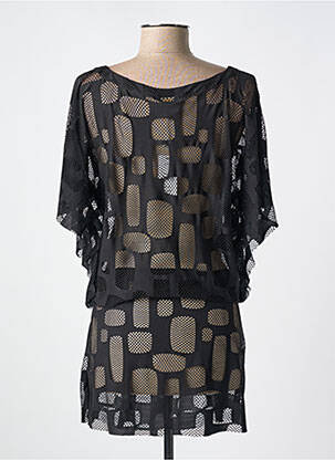 Robe de plage coupe cintrée noir PILYQ femme
