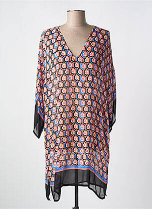 Robe de plage manches 3/4 orange CYELL femme
