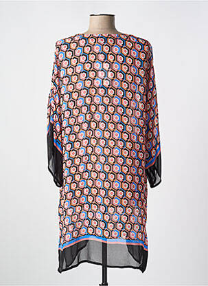 Robe de plage manches 3/4 orange CYELL femme