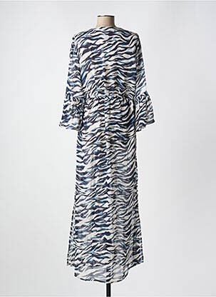 Robe de plage coupe cintrée bleu CYELL femme
