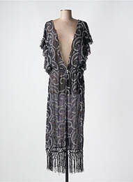 Robe de plage coupe cintrée noir MILONGA femme