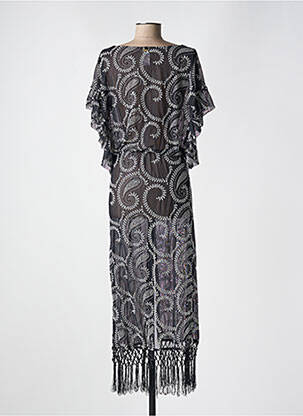 Robe de plage coupe cintrée noir MILONGA femme
