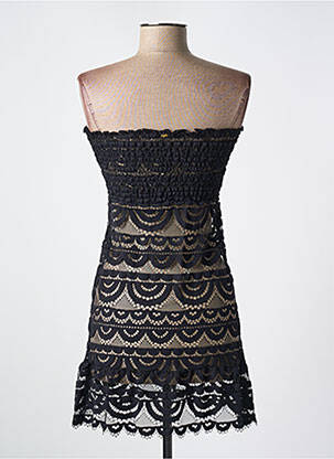 Robe de plage coupe cintrée noir PILYQ femme