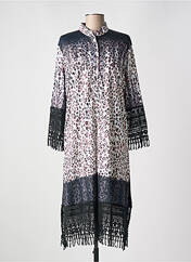 Robe mi-longue noir MIRADONNA pour femme seconde vue