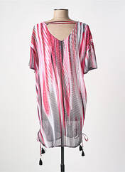 Tunique manches courtes rouge MIRADONNA pour femme seconde vue