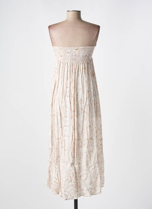 Robe de plage sans manche beige PILYQ femme