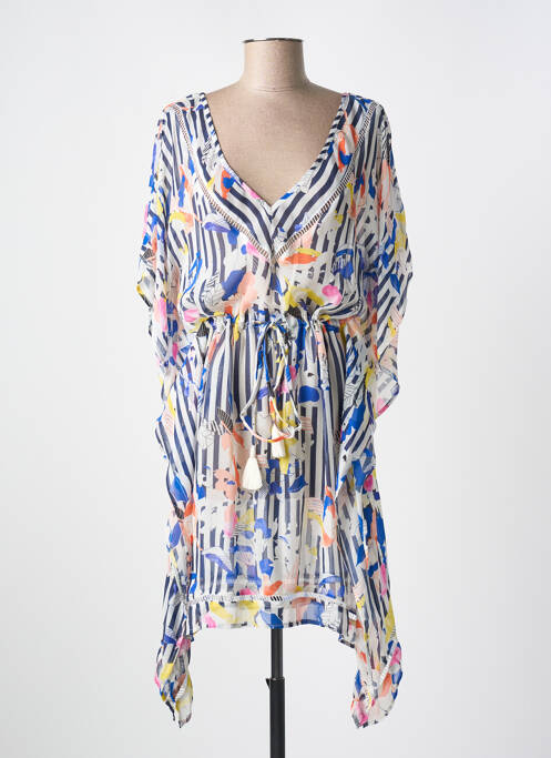 Robe de plage coupe cintrée bleu CYELL femme