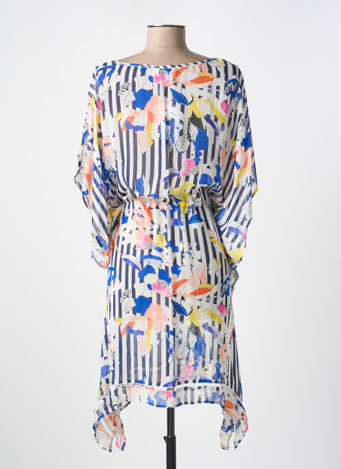 Robe de plage coupe cintrée bleu CYELL femme