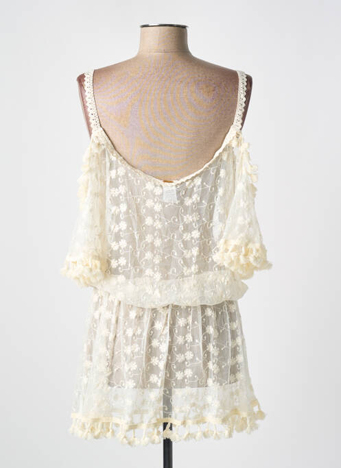 Robe de plage coupe cintrée beige MILONGA femme