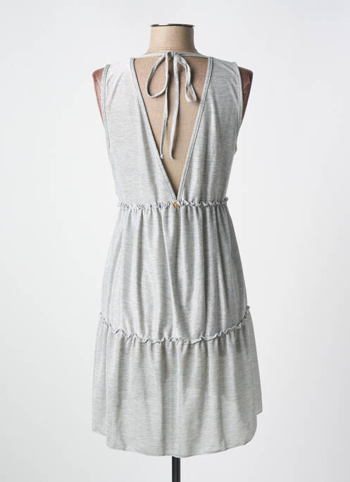 Robe de plage coupe cintrée gris PILYQ femme