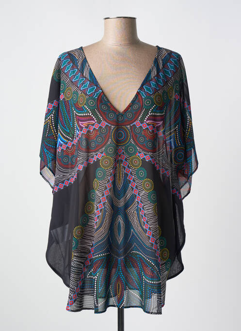 Tunique manches courtes légère et transparente noir MIRACLESUIT femme