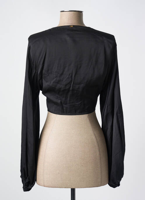 Boléro fermeture liens à nouer noir PILYQ femme