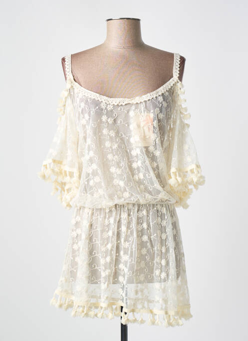 Robe de plage beige MILONGA pour femme