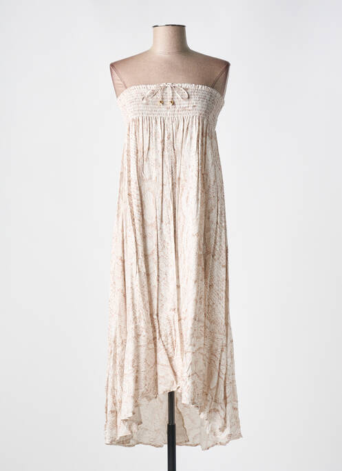 Robe de plage beige PILYQ pour femme