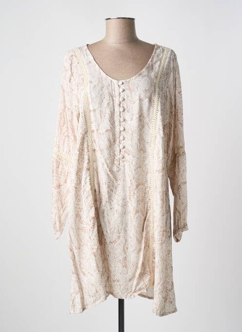 Robe de plage beige PILYQ pour femme