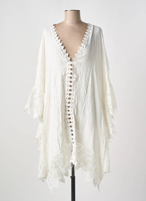 Robe de plage blanc MILONGA pour femme