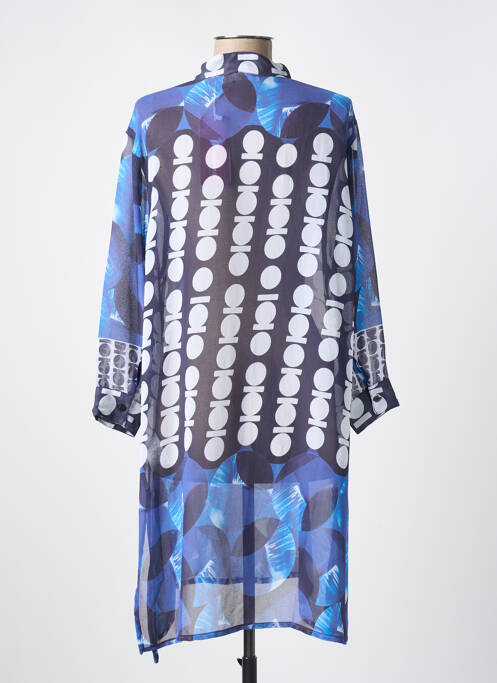 Robe de plage bleu MIRADONNA pour femme