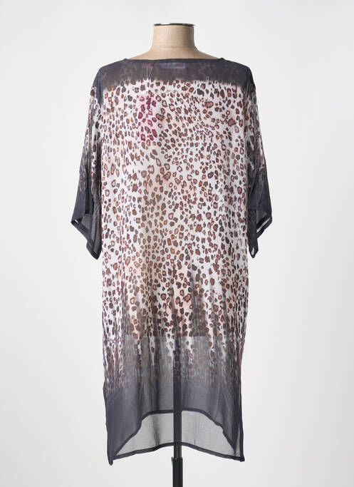 Robe de plage marron MIRADONNA pour femme