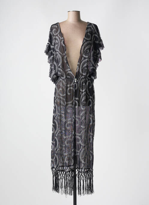 Robe de plage noir MILONGA pour femme