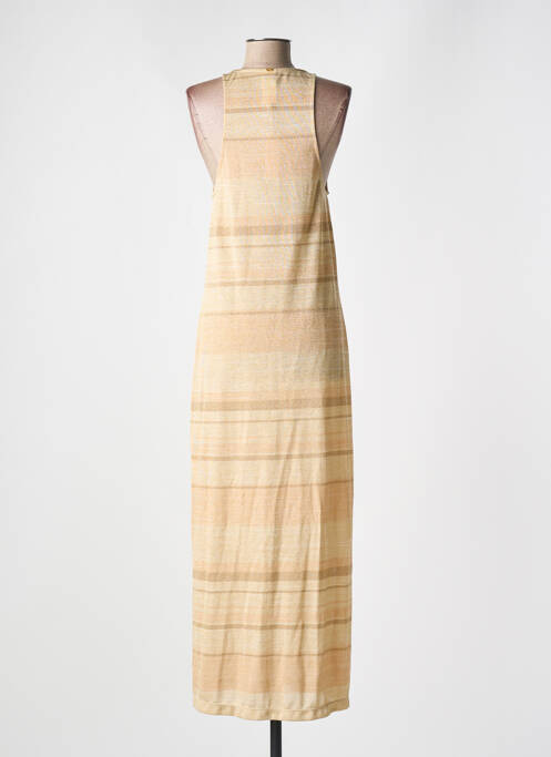 Robe longue beige PILYQ pour femme